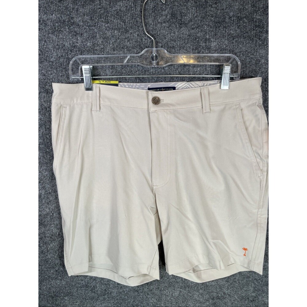 Margaritaville Shorts Mens 32 Khaki Performance Stretch Quick Dry NWT